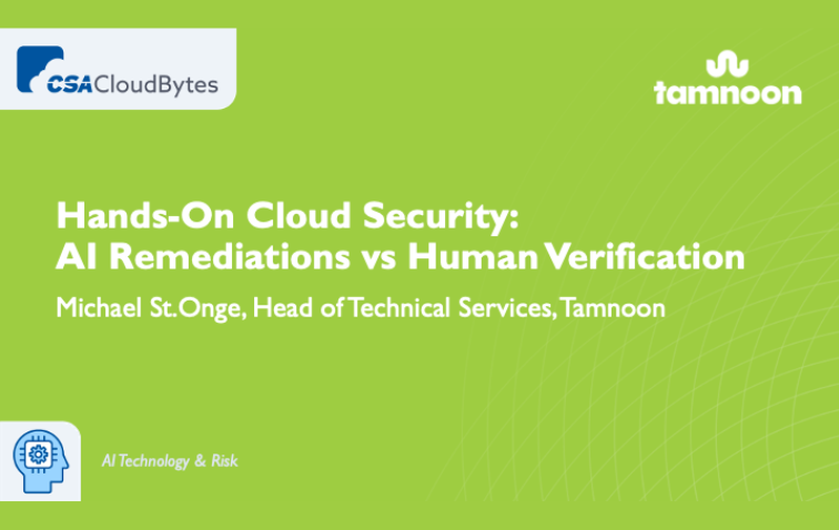 Watch: Hands-On Cloud Security: AI Remediations vs Human Verification